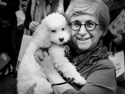 Hospice Hounds volunteers Arlo and Judy