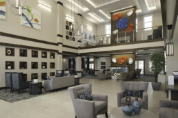 CedarStone Senior Living — Interior shot of the lobby